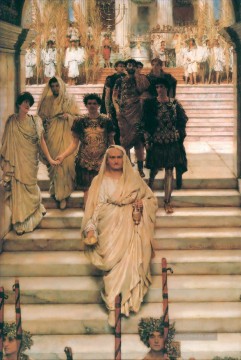  romantischer Kunst - Der Triumph des Titus romantischer Sir Lawrence Alma Tadema